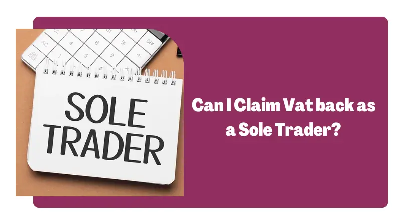 vat back as a sole trader